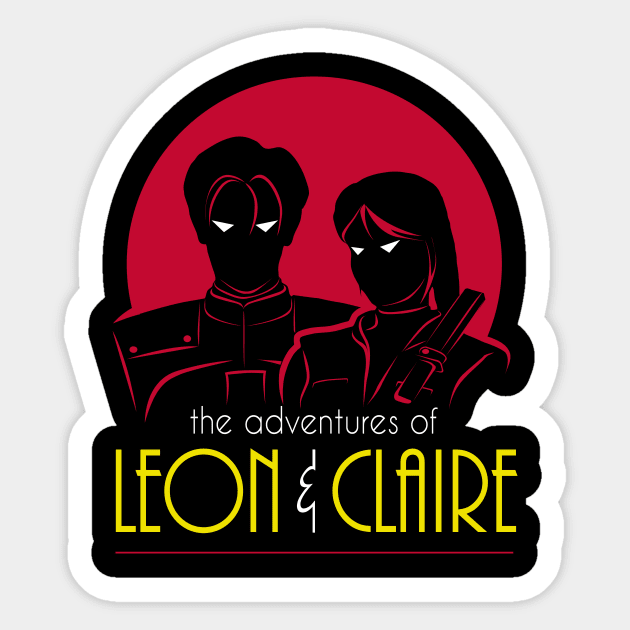 The Adventures of Leon & Claire Sticker by maikeandre